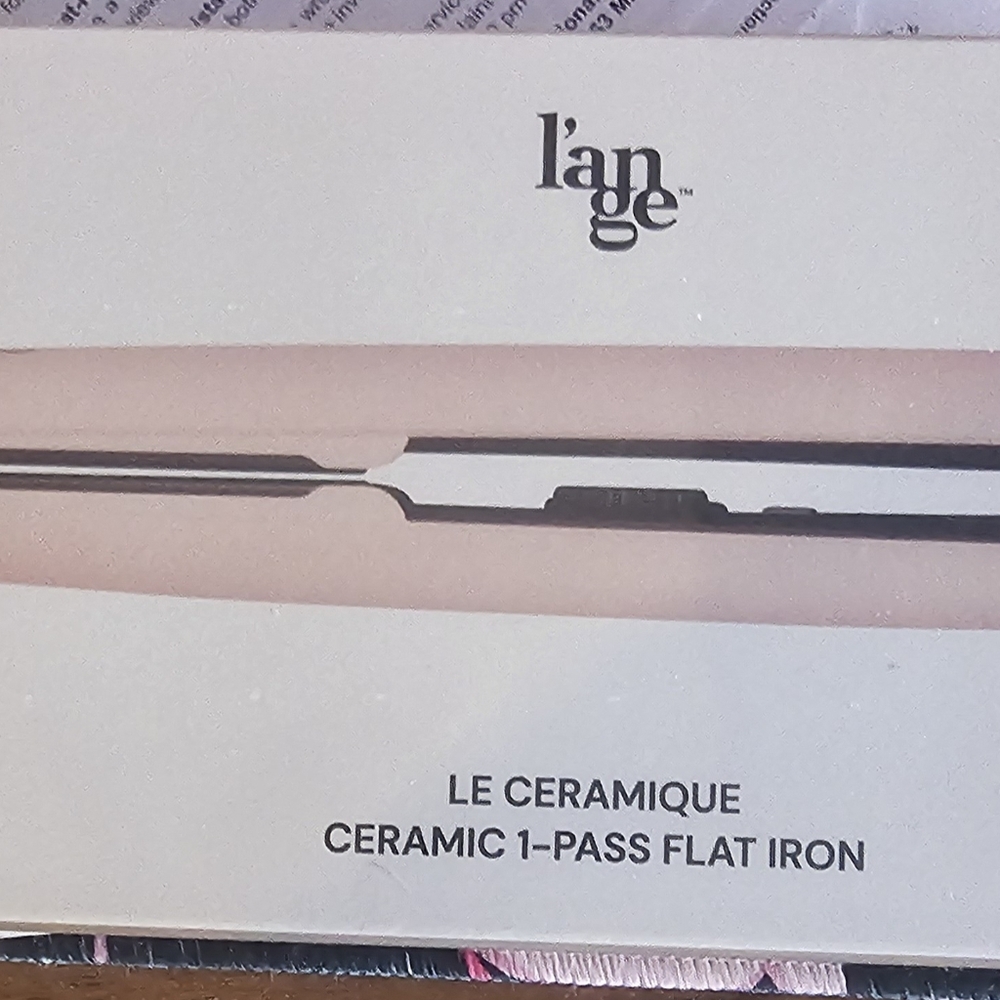 L' ange Blush Hair Ceramic Straightener 1 Pass Flat Iron - Picture 4 of 5